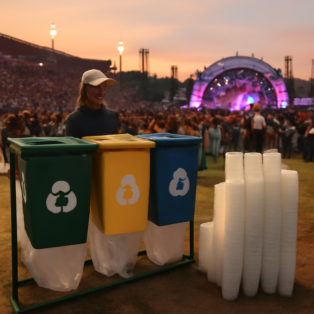 Ecofestivais no Brasil: tecnologia, logística e métricas para zerar lixo e reduzir emissões em grandes arenas